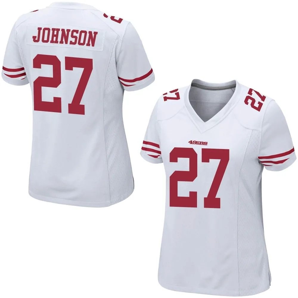 Women's San Francisco 49ers Dontae Johnson Nike Game White Jersey Women's San Francisco 49ers Dontae Johnson Nike Game White Jersey