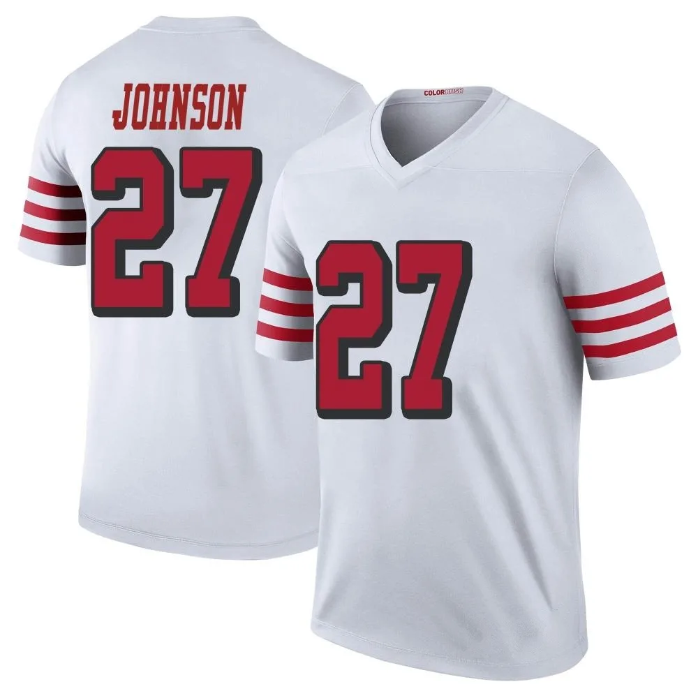 Youth San Francisco 49ers Dontae Johnson Nike Color Rush Legend White Jersey Youth San Francisco 49ers Dontae Johnson Nike Color Rush Legend White Jersey