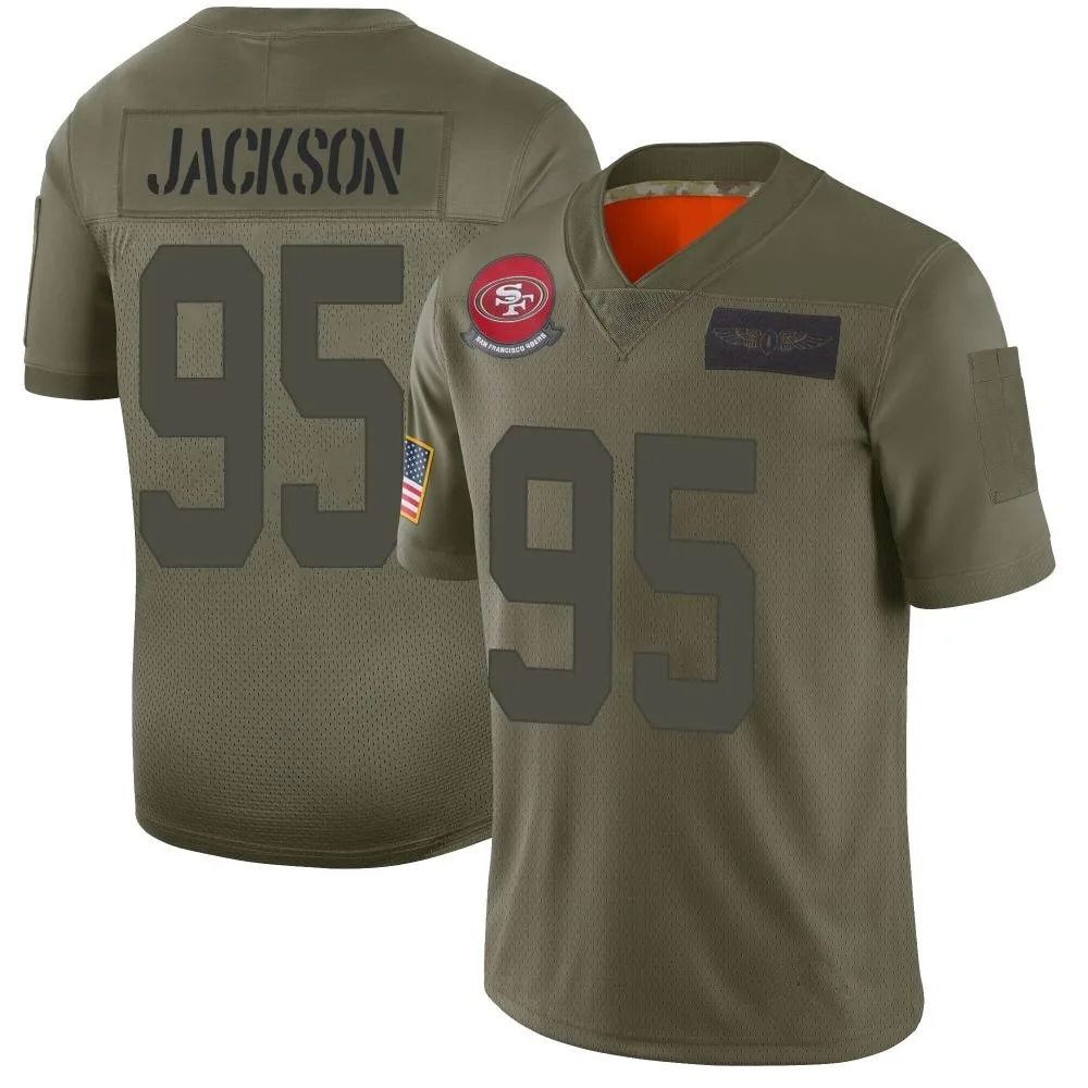 Men's San Francisco 49ers Drake Jackson Nike 2019 Salute To Service Limited Camo Jersey Men's San Francisco 49ers Drake Jackson Nike 2019 Salute To Service Limited Camo Jersey
