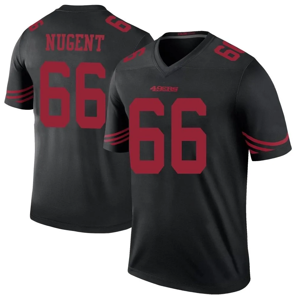 Youth San Francisco 49ers Drake Nugent Nike Color Rush Legend Black Jersey Youth San Francisco 49ers Drake Nugent Nike Color Rush Legend Black Jersey
