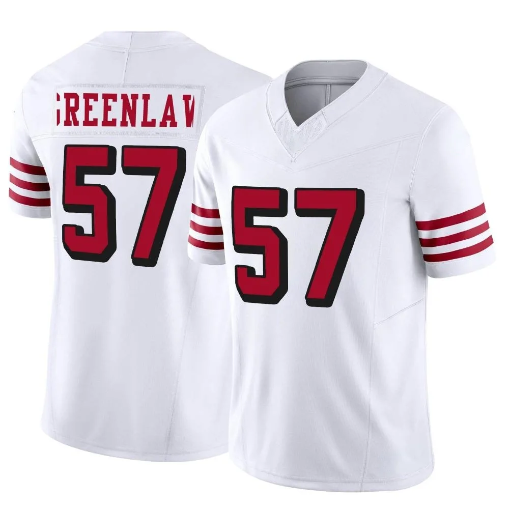 Men's San Francisco 49ers Dre Greenlaw Nike Alternate Vapor F.U.S.E. Limited White Jersey Men's San Francisco 49ers Dre Greenlaw Nike Alternate Vapor F.U.S.E. Limited White Jersey