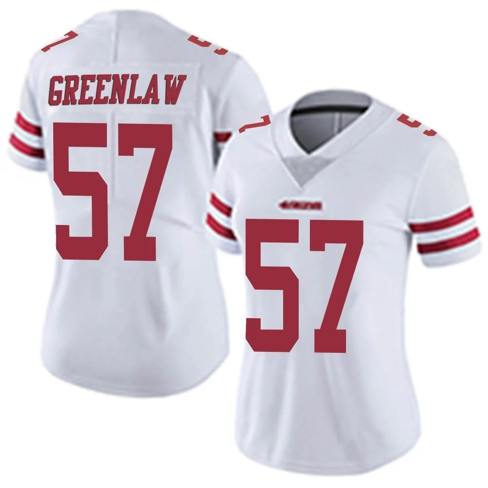 Women's San Francisco 49ers Dre Greenlaw Nike Vapor Untouchable Limited White Jersey Women's San Francisco 49ers Dre Greenlaw Nike Vapor Untouchable Limited White Jersey