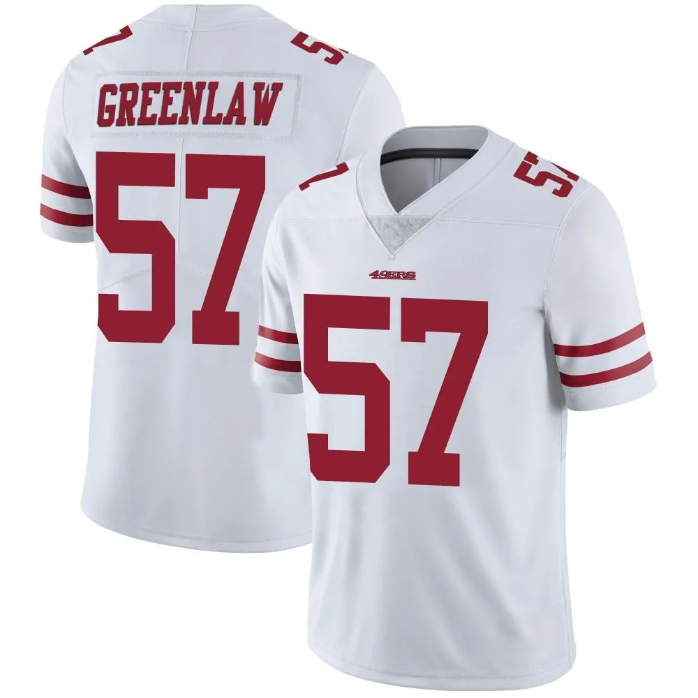 Youth San Francisco 49ers Dre Greenlaw Nike Vapor Untouchable Limited White Jersey Youth San Francisco 49ers Dre Greenlaw Nike Vapor Untouchable Limited White Jersey