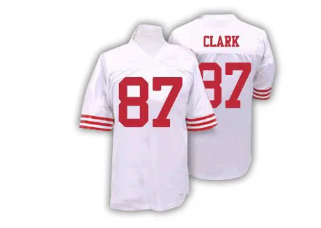 Men's San Francisco 49ers Dwight Clark Mitchell And Ness Authentic White Jersey Men's San Francisco 49ers Dwight Clark Mitchell And Ness Authentic White Jersey