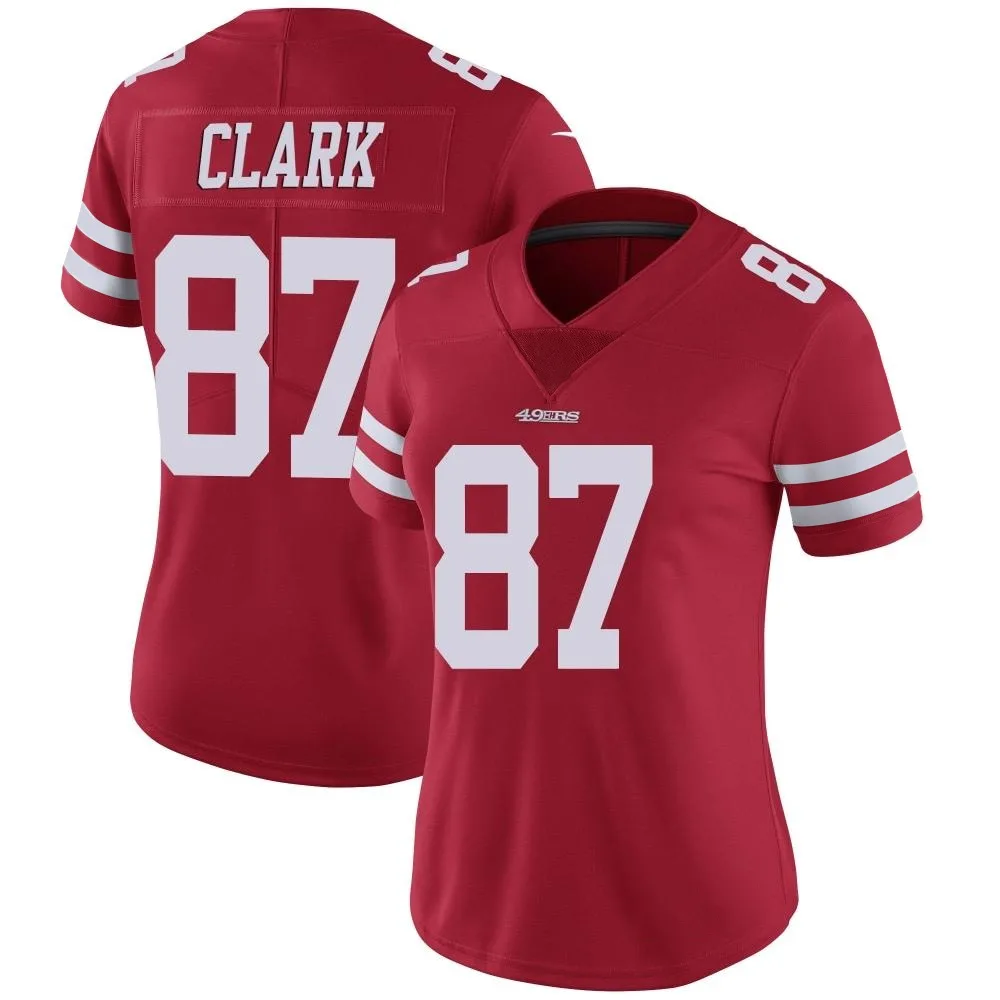 Women's San Francisco 49ers Dwight Clark Nike Team Color Vapor Untouchable Limited Red Jersey Women's San Francisco 49ers Dwight Clark Nike Team Color Vapor Untouchable Limited Red Jersey