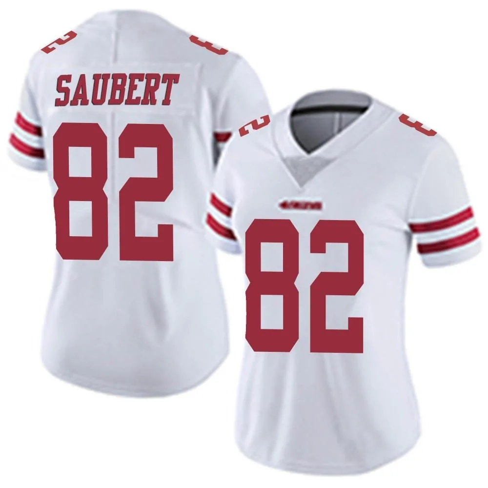 Women's San Francisco 49ers Eric Saubert Nike Vapor Untouchable Limited White Jersey Women's San Francisco 49ers Eric Saubert Nike Vapor Untouchable Limited White Jersey