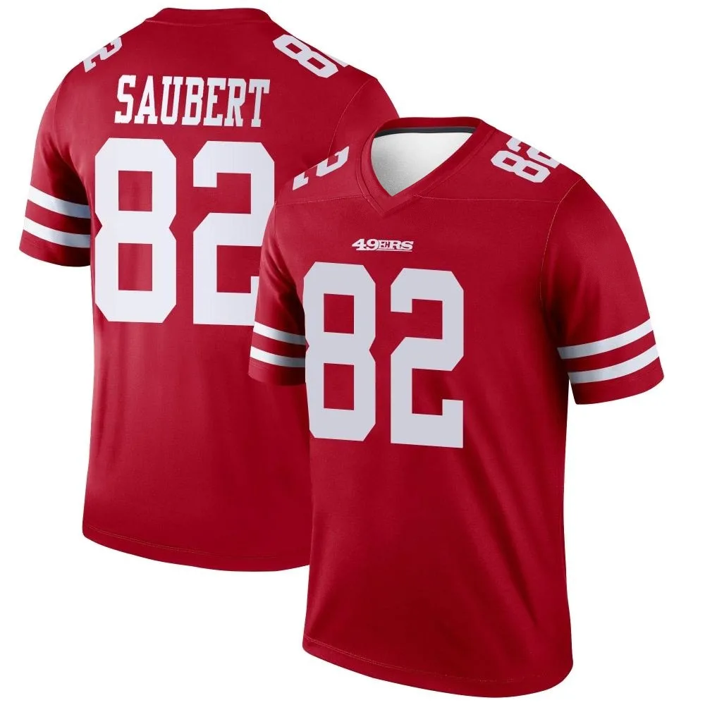 Youth San Francisco 49ers Eric Saubert Nike Legend Scarlet Jersey Youth San Francisco 49ers Eric Saubert Nike Legend Scarlet Jersey