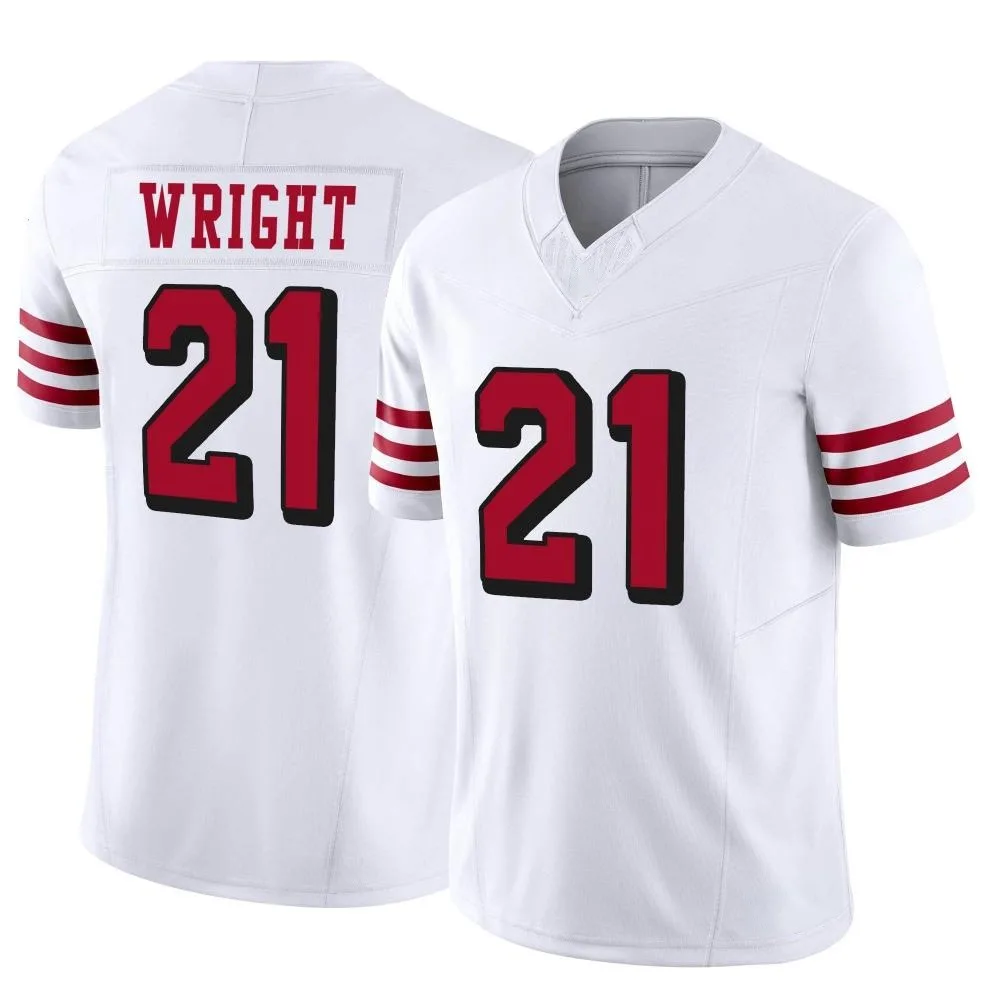 Men's San Francisco 49ers Eric Wright Nike Alternate Vapor F.U.S.E. Limited White Jersey Men's San Francisco 49ers Eric Wright Nike Alternate Vapor F.U.S.E. Limited White Jersey