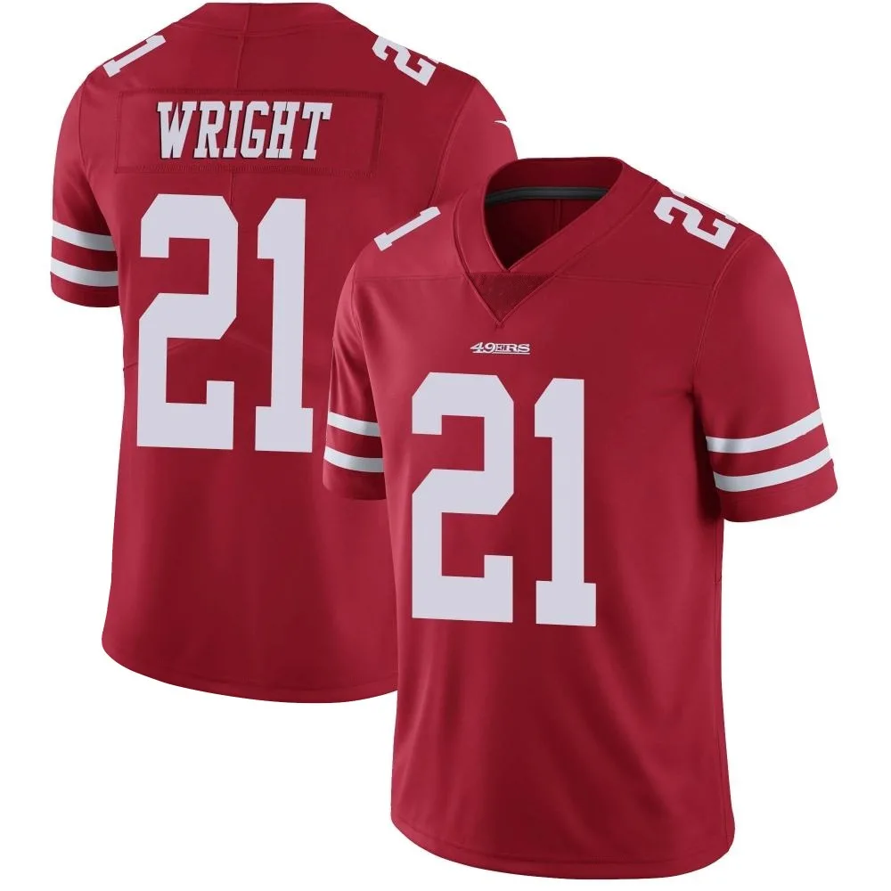 Men's San Francisco 49ers Eric Wright Nike Team Color Vapor Untouchable Limited Red Jersey Men's San Francisco 49ers Eric Wright Nike Team Color Vapor Untouchable Limited Red Jersey