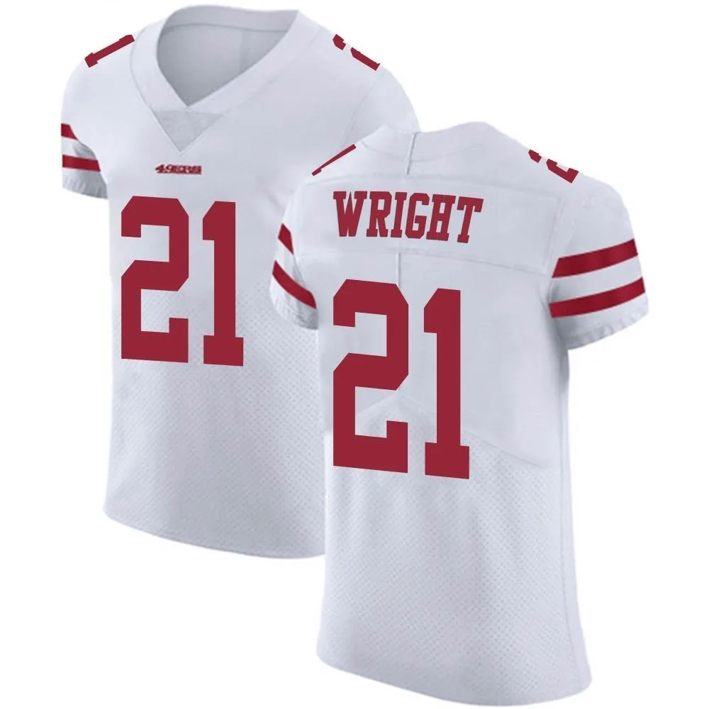 Men's San Francisco 49ers Eric Wright Nike Vapor Untouchable Elite White Jersey Men's San Francisco 49ers Eric Wright Nike Vapor Untouchable Elite White Jersey