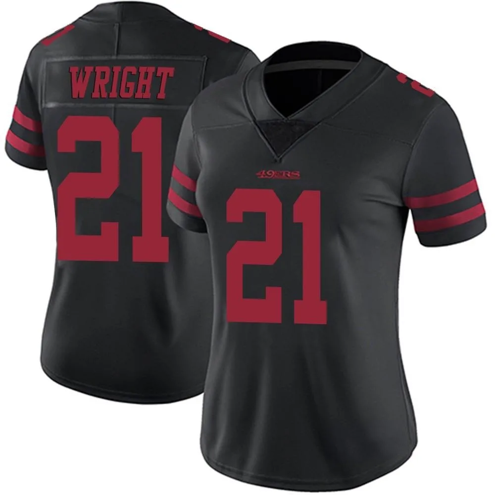 Women's San Francisco 49ers Eric Wright Nike Alternate Vapor Untouchable Limited Black Jersey Women's San Francisco 49ers Eric Wright Nike Alternate Vapor Untouchable Limited Black Jersey