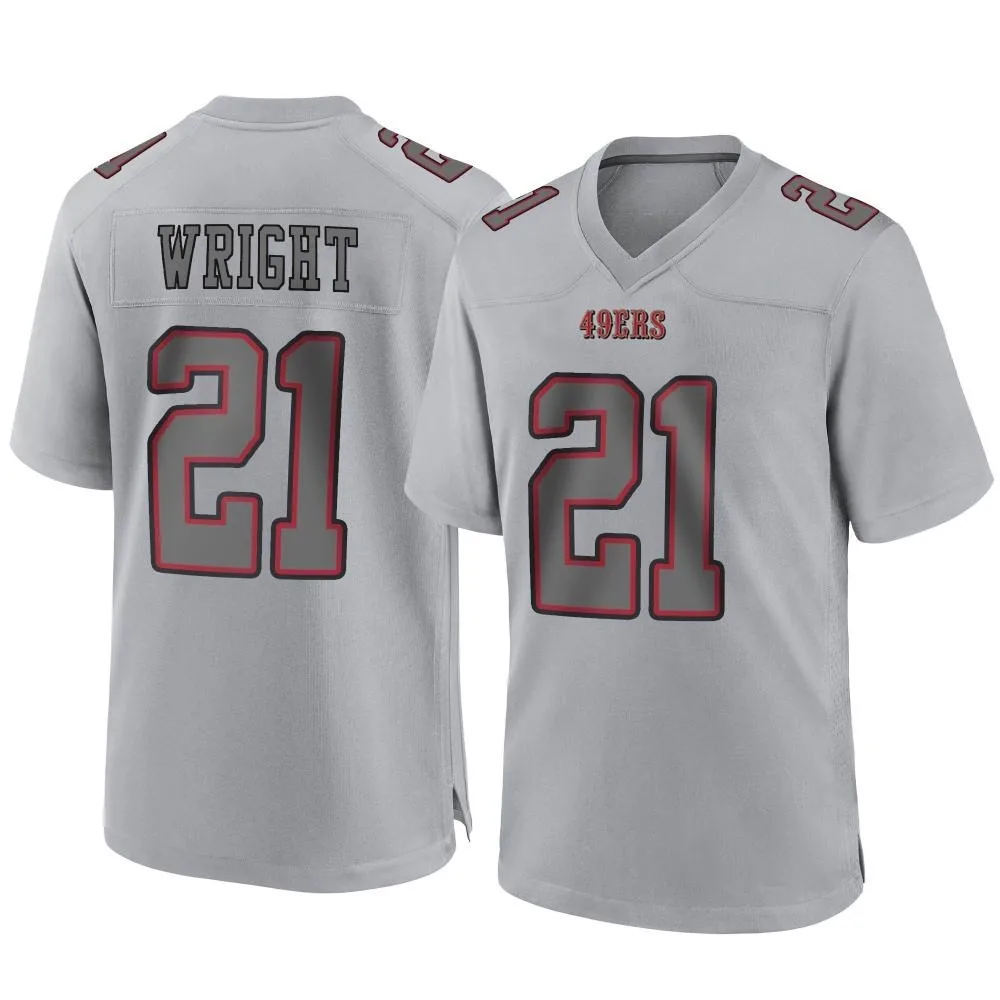 Youth San Francisco 49ers Eric Wright Nike Atmosphere Fashion Game Gray Jersey Youth San Francisco 49ers Eric Wright Nike Atmosphere Fashion Game Gray Jersey