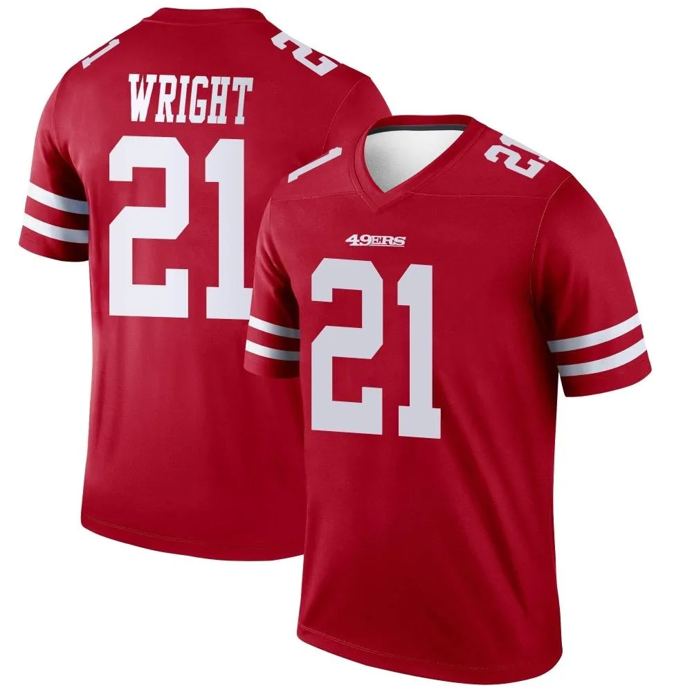 Youth San Francisco 49ers Eric Wright Nike Legend Scarlet Jersey Youth San Francisco 49ers Eric Wright Nike Legend Scarlet Jersey