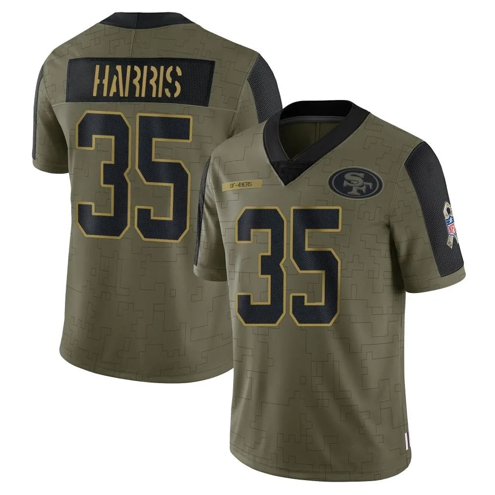 Youth San Francisco 49ers Erik Harris Nike 2021 Salute To Service Limited Olive Jersey Youth San Francisco 49ers Erik Harris Nike 2021 Salute To Service Limited Olive Jersey