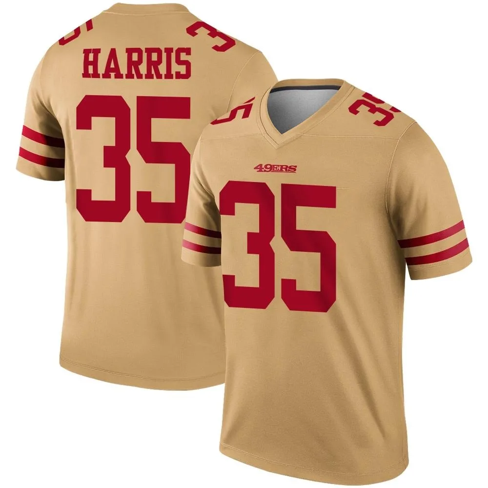 Youth San Francisco 49ers Erik Harris Nike Inverted Legend Gold Jersey Youth San Francisco 49ers Erik Harris Nike Inverted Legend Gold Jersey