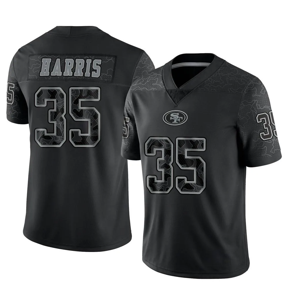 Youth San Francisco 49ers Erik Harris Nike Reflective Limited Black Jersey Youth San Francisco 49ers Erik Harris Nike Reflective Limited Black Jersey
