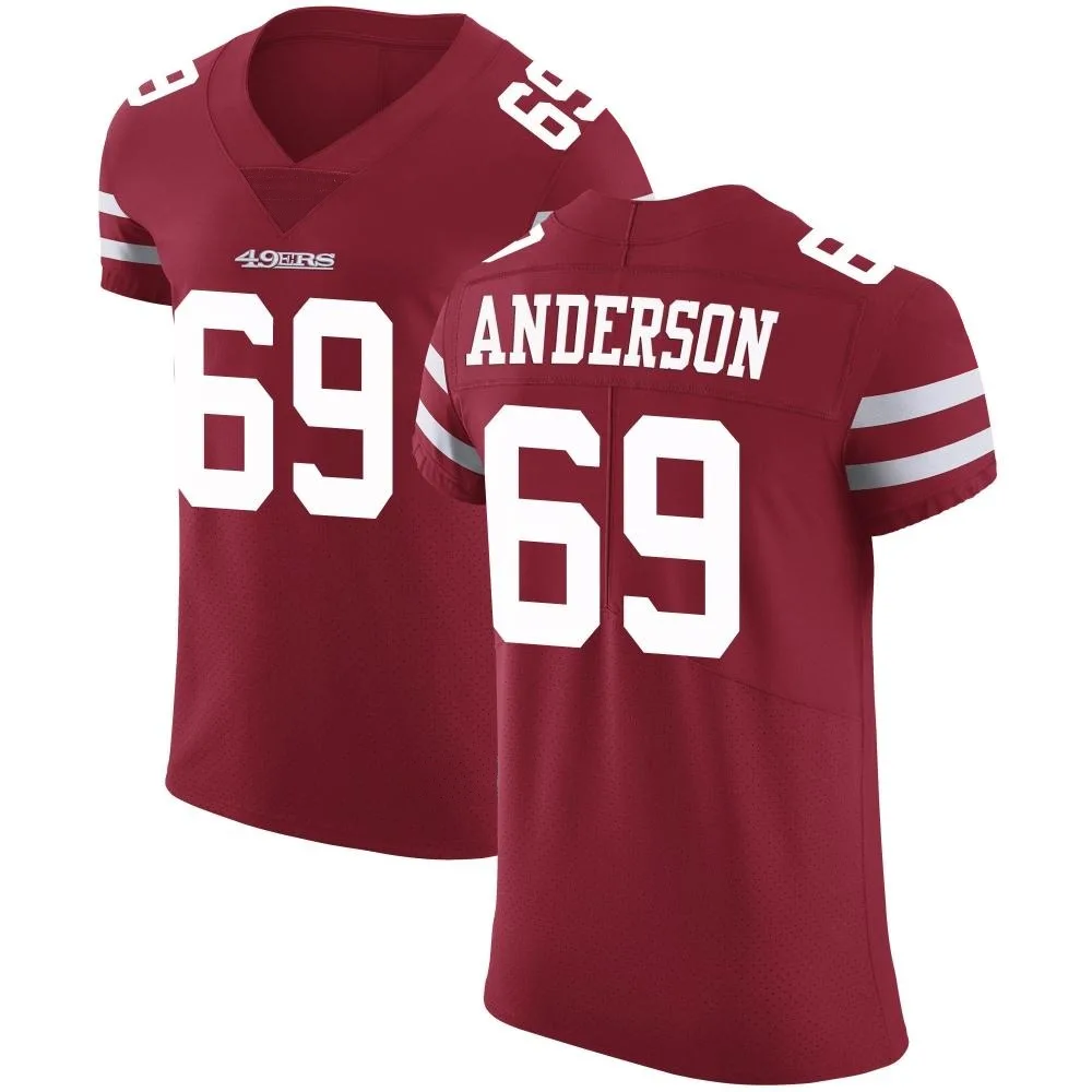 Men's San Francisco 49ers Evan Anderson Nike Team Color Vapor Untouchable Elite Red Jersey Men's San Francisco 49ers Evan Anderson Nike Team Color Vapor Untouchable Elite Red Jersey