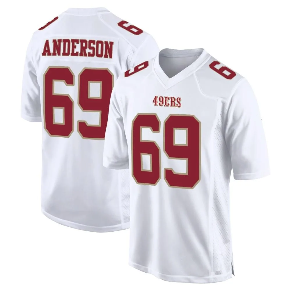 Youth San Francisco 49ers Evan Anderson Nike Fashion Game White Jersey Youth San Francisco 49ers Evan Anderson Nike Fashion Game White Jersey