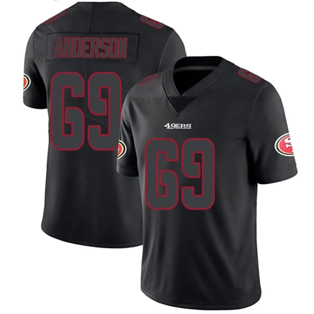 Youth San Francisco 49ers Evan Anderson Nike Limited Black Impact Jersey Youth San Francisco 49ers Evan Anderson Nike Limited Black Impact Jersey
