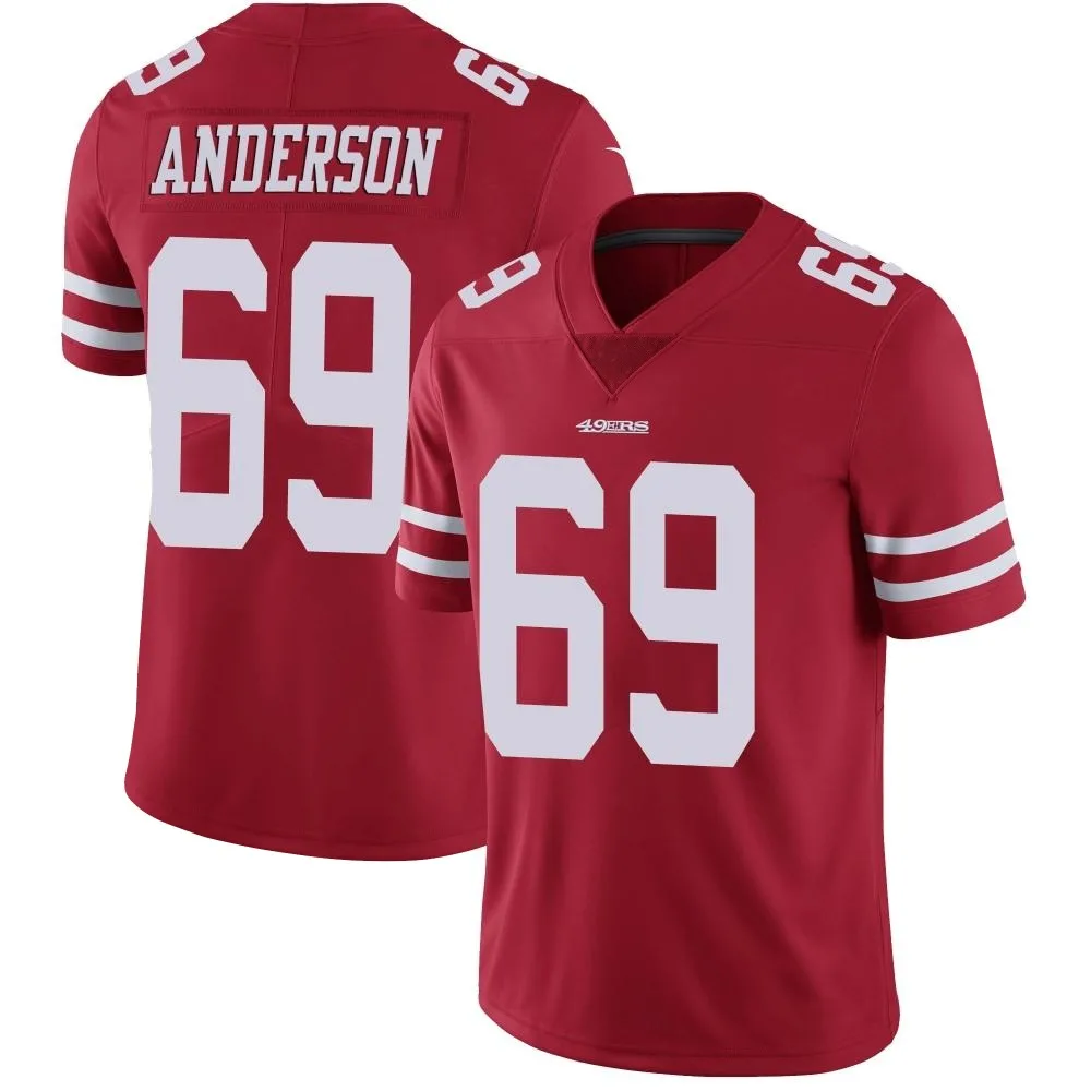 Youth San Francisco 49ers Evan Anderson Nike Team Color Vapor Untouchable Limited Red Jersey Youth San Francisco 49ers Evan Anderson Nike Team Color Vapor Untouchable Limited Red Jersey