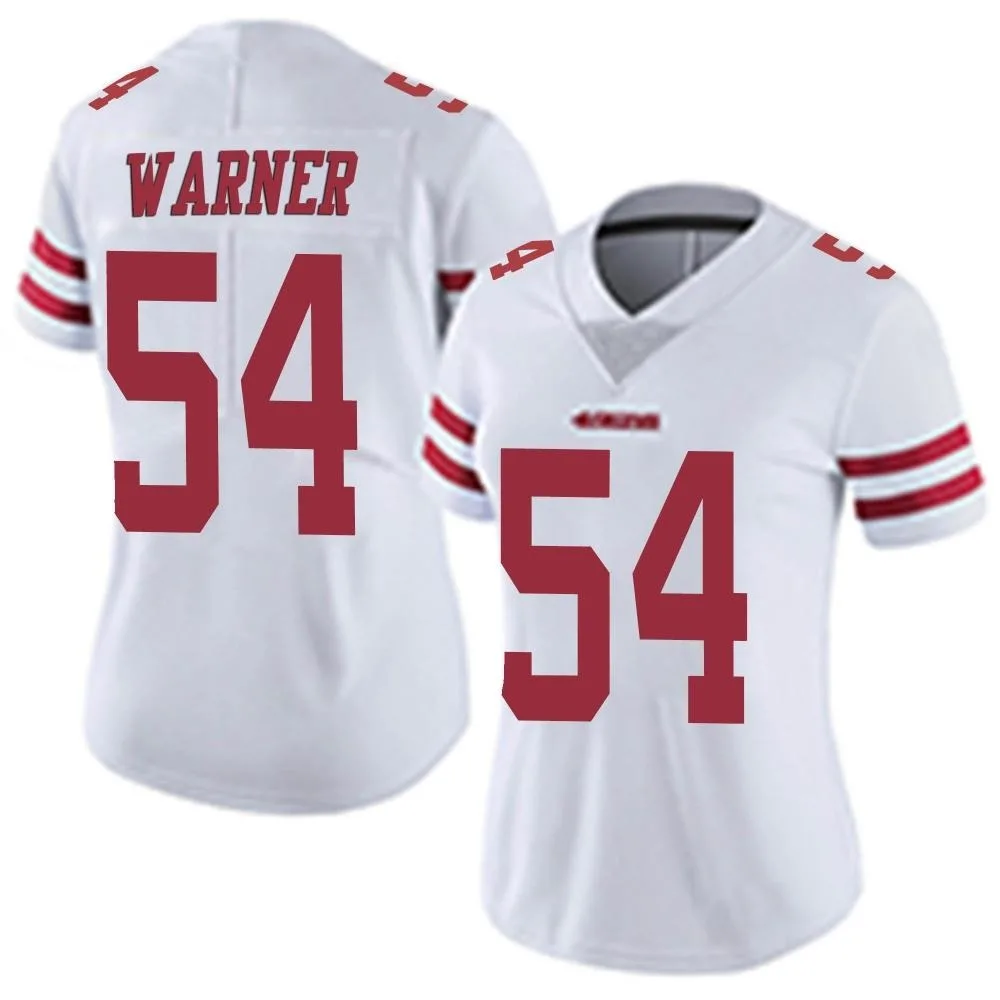 Women's San Francisco 49ers Fred Warner Nike Vapor Untouchable Limited White Jersey Women's San Francisco 49ers Fred Warner Nike Vapor Untouchable Limited White Jersey