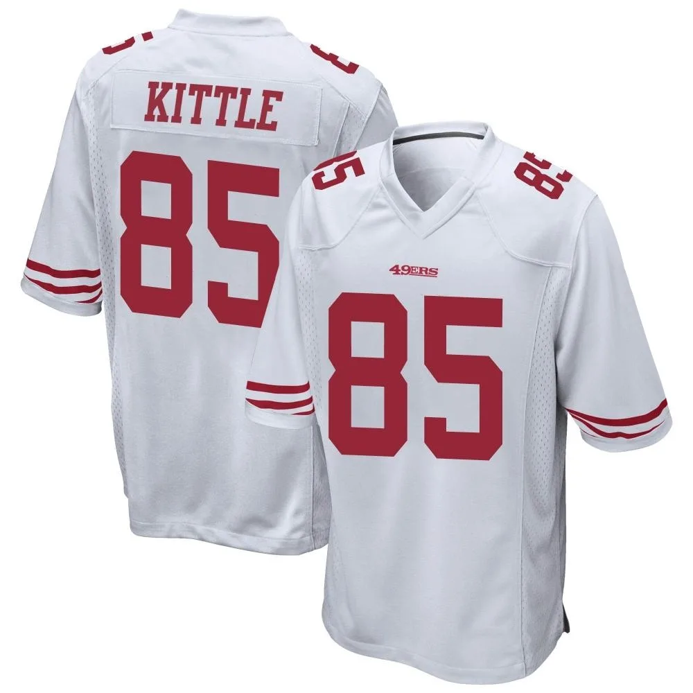 Men's San Francisco 49ers George Kittle Nike Game White Jersey Men's San Francisco 49ers George Kittle Nike Game White Jersey