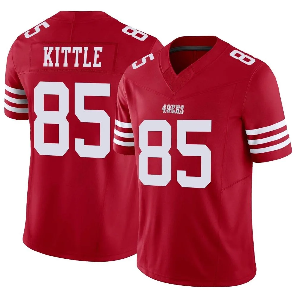 Men's San Francisco 49ers George Kittle Nike Vapor F.U.S.E. Limited Scarlet Jersey Men's San Francisco 49ers George Kittle Nike Vapor F.U.S.E. Limited Scarlet Jersey