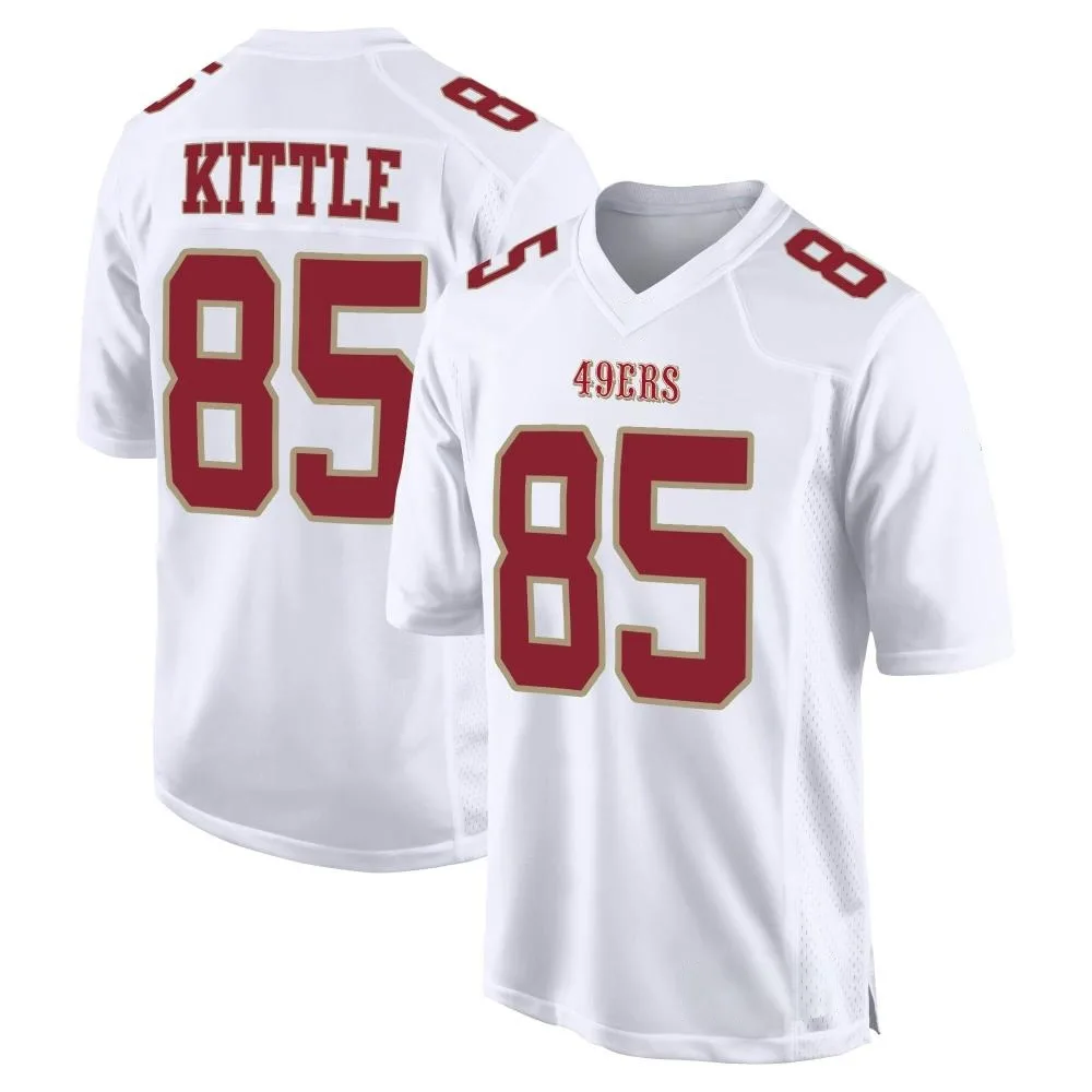 Youth San Francisco 49ers George Kittle Nike Fashion Game White Jersey Youth San Francisco 49ers George Kittle Nike Fashion Game White Jersey