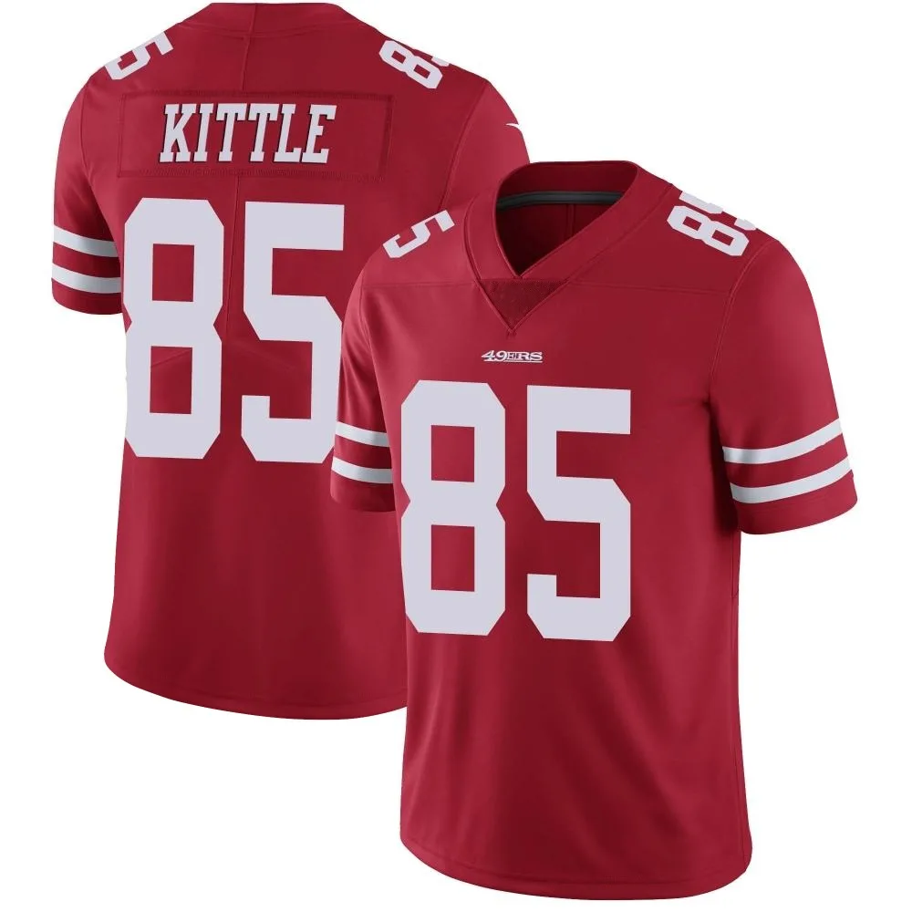 Youth San Francisco 49ers George Kittle Nike Team Color Vapor Untouchable Limited Red Jersey Youth San Francisco 49ers George Kittle Nike Team Color Vapor Untouchable Limited Red Jersey