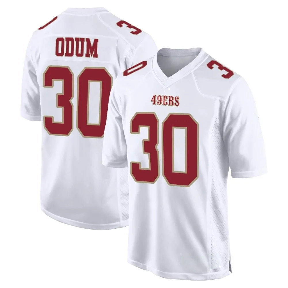 Men's San Francisco 49ers George Odum Nike Fashion Game White Jersey Men's San Francisco 49ers George Odum Nike Fashion Game White Jersey