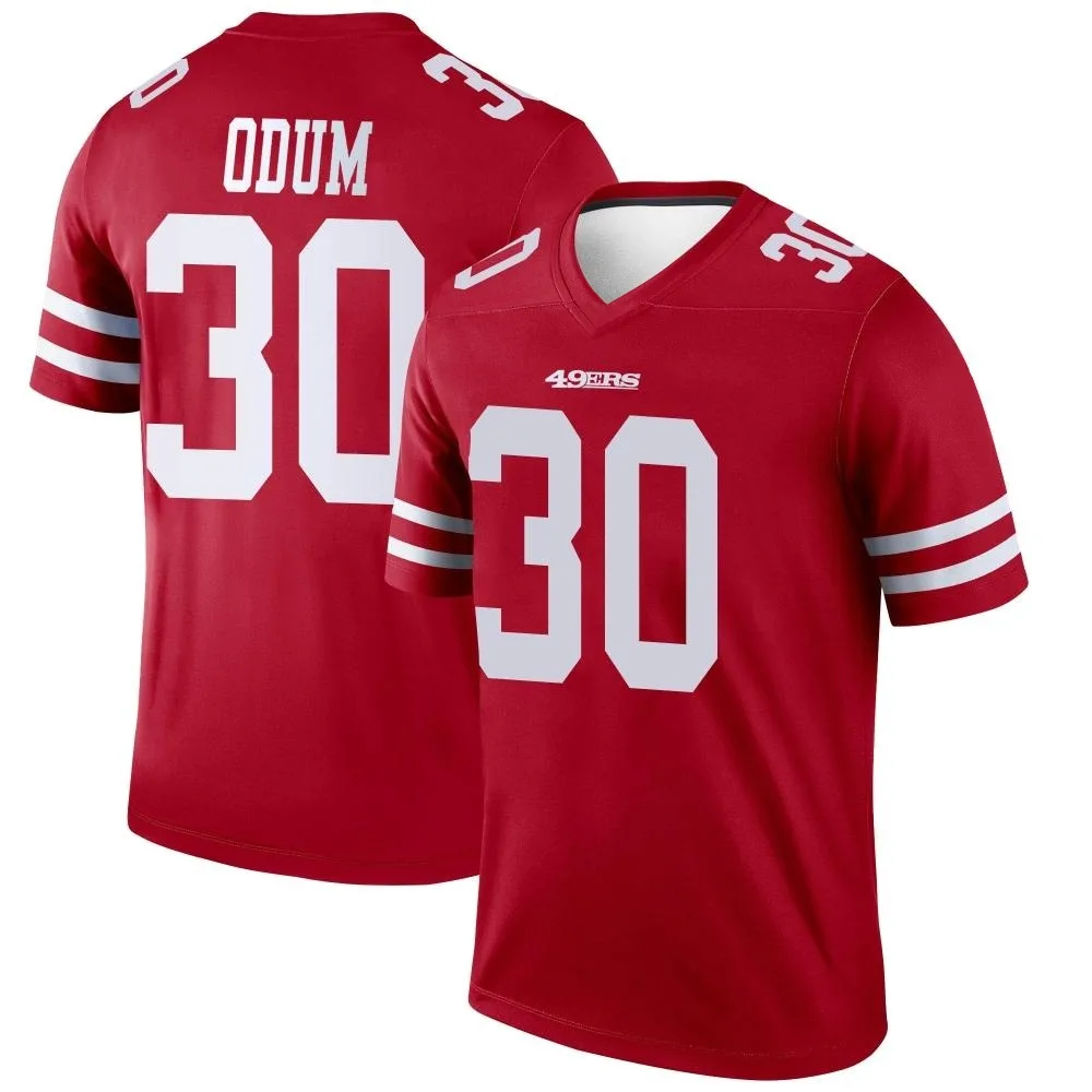 Youth San Francisco 49ers George Odum Nike Legend Scarlet Jersey Youth San Francisco 49ers George Odum Nike Legend Scarlet Jersey