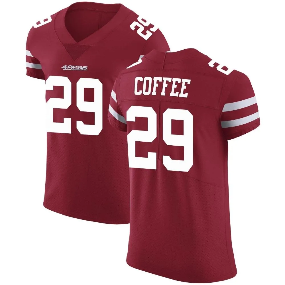 Men's San Francisco 49ers Glen Coffee Nike Team Color Vapor Untouchable Elite Red Jersey Men's San Francisco 49ers Glen Coffee Nike Team Color Vapor Untouchable Elite Red Jersey