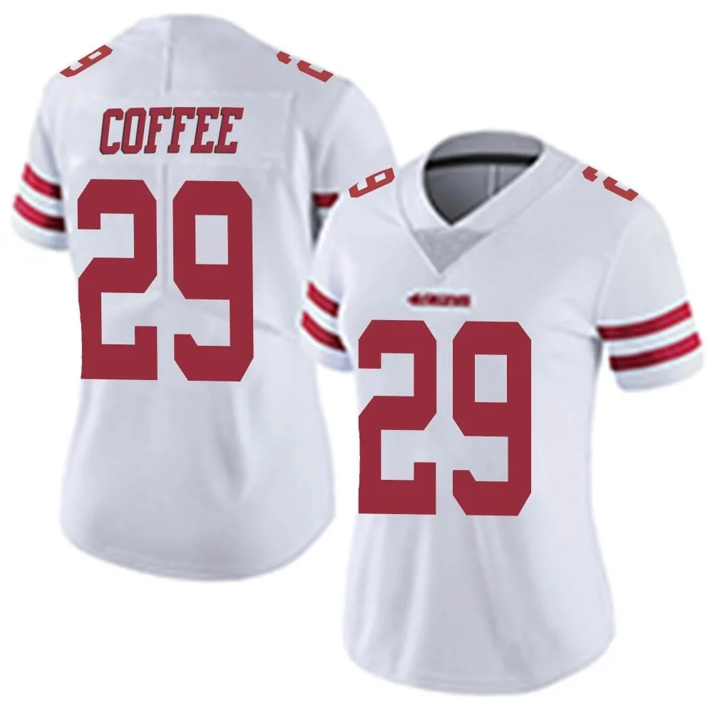 Women's San Francisco 49ers Glen Coffee Nike Vapor Untouchable Limited White Jersey Women's San Francisco 49ers Glen Coffee Nike Vapor Untouchable Limited White Jersey