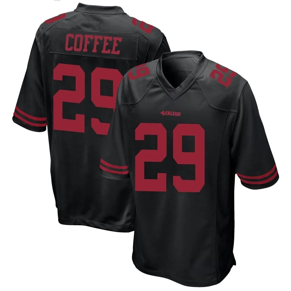 Youth San Francisco 49ers Glen Coffee Nike Alternate Game Black Jersey Youth San Francisco 49ers Glen Coffee Nike Alternate Game Black Jersey
