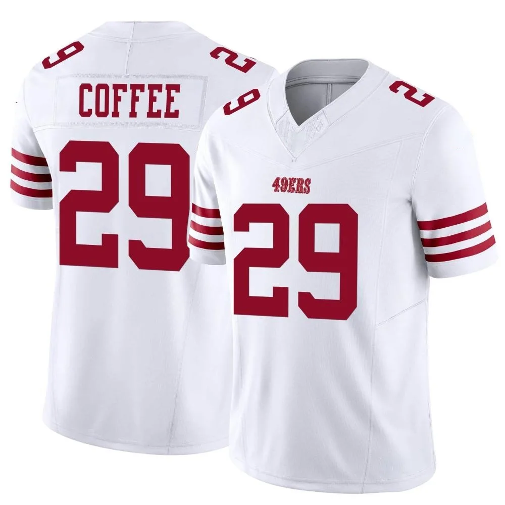 Youth San Francisco 49ers Glen Coffee Nike Vapor F.U.S.E. Limited White Jersey Youth San Francisco 49ers Glen Coffee Nike Vapor F.U.S.E. Limited White Jersey