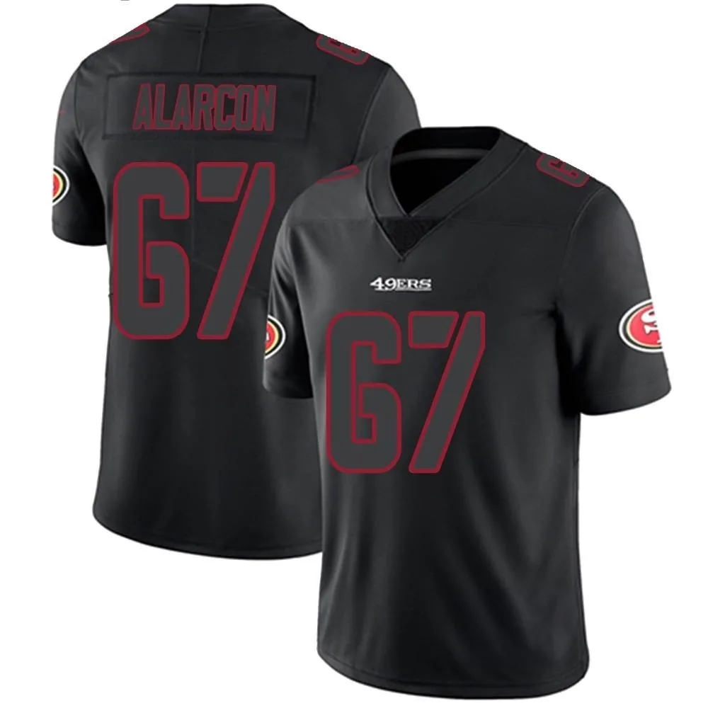 Men's San Francisco 49ers Isaac Alarcon Nike Limited Black Impact Jersey Men's San Francisco 49ers Isaac Alarcon Nike Limited Black Impact Jersey