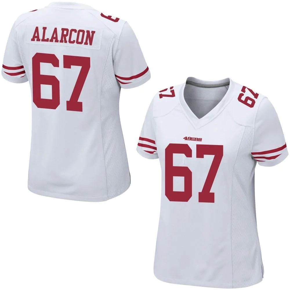 Women's San Francisco 49ers Isaac Alarcon Nike Game White Jersey Women's San Francisco 49ers Isaac Alarcon Nike Game White Jersey
