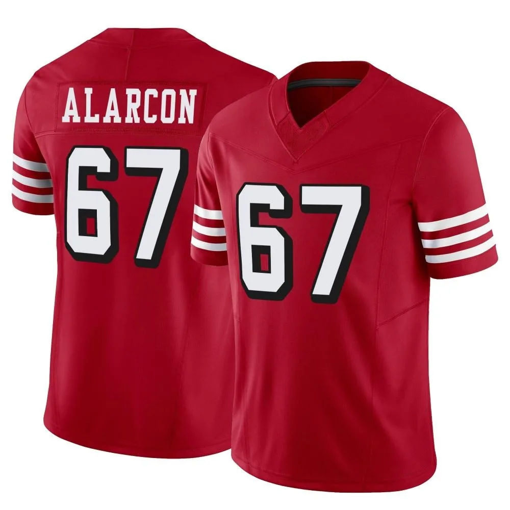 Youth San Francisco 49ers Isaac Alarcon Nike Alternate Vapor F.U.S.E. Limited Scarlet Jersey Youth San Francisco 49ers Isaac Alarcon Nike Alternate Vapor F.U.S.E. Limited Scarlet Jersey