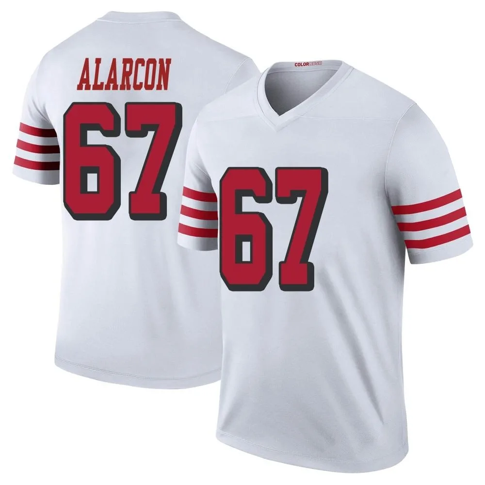 Youth San Francisco 49ers Isaac Alarcon Nike Color Rush Legend White Jersey Youth San Francisco 49ers Isaac Alarcon Nike Color Rush Legend White Jersey
