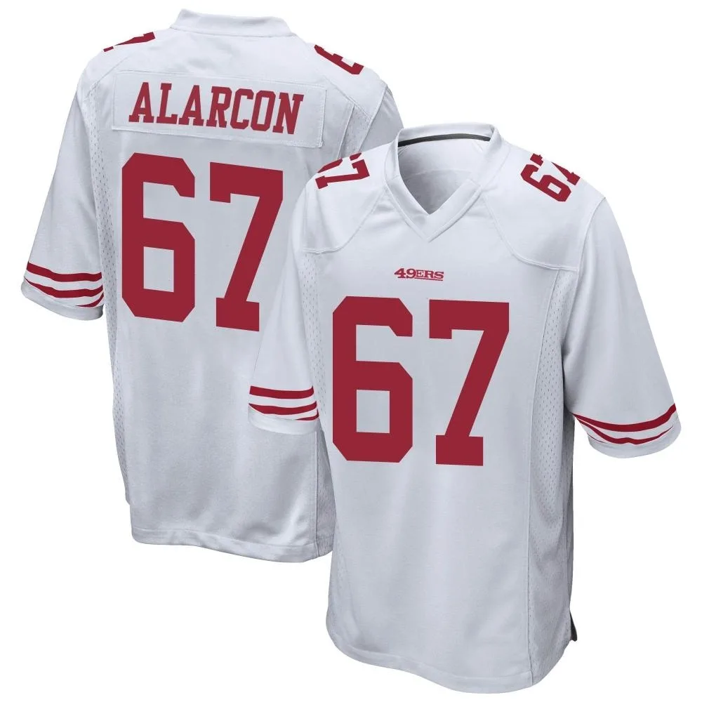 Youth San Francisco 49ers Isaac Alarcon Nike Game White Jersey Youth San Francisco 49ers Isaac Alarcon Nike Game White Jersey