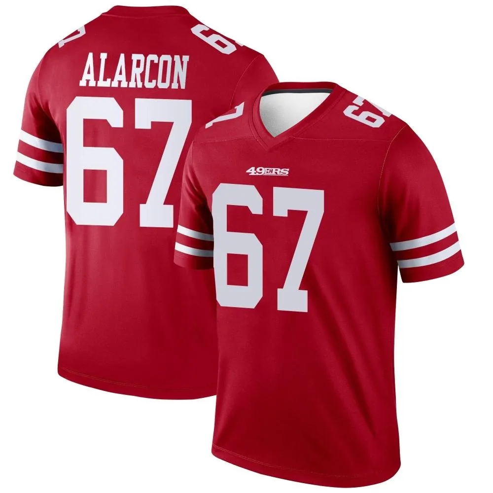 Youth San Francisco 49ers Isaac Alarcon Nike Legend Scarlet Jersey Youth San Francisco 49ers Isaac Alarcon Nike Legend Scarlet Jersey