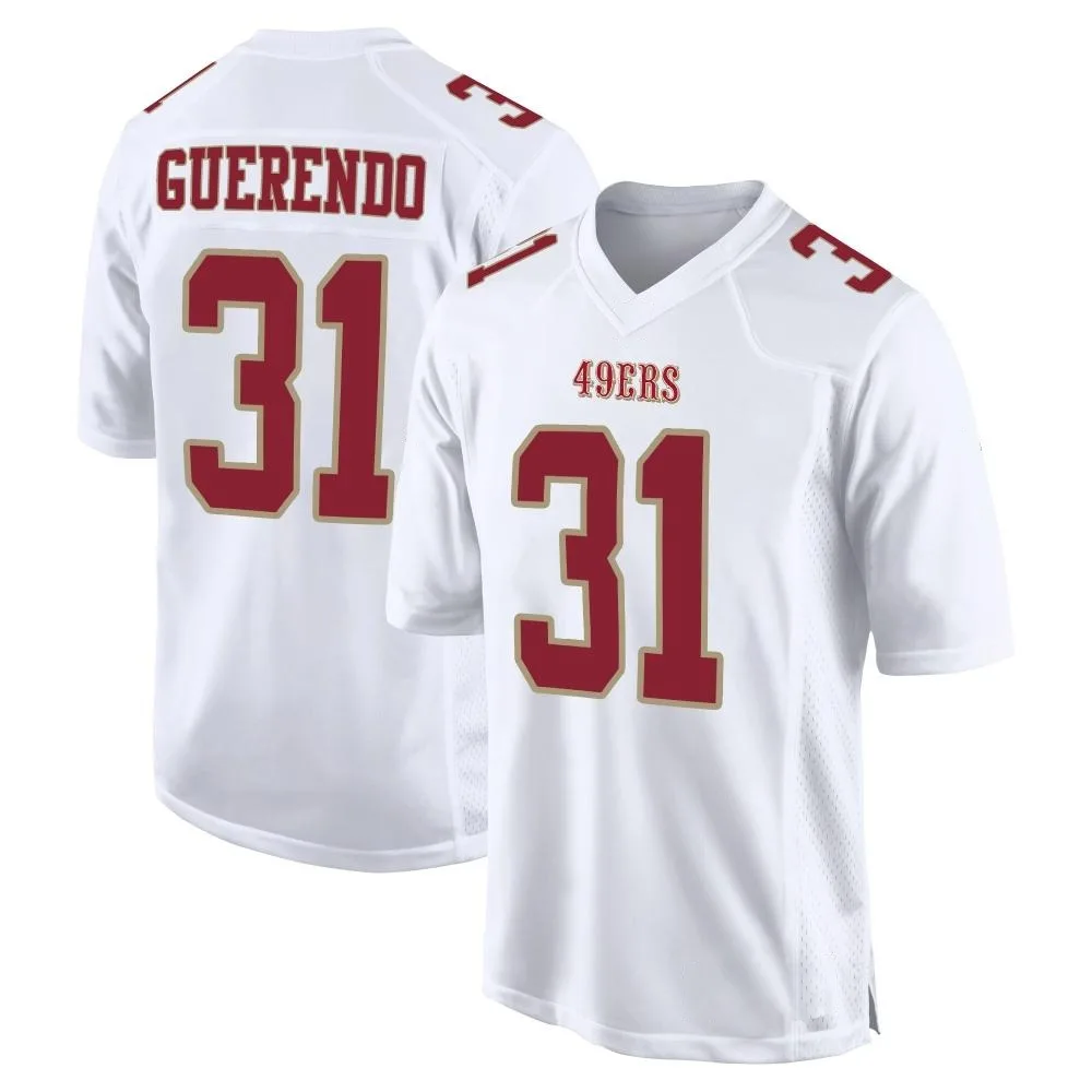 Youth San Francisco 49ers Isaac Guerendo Nike Fashion Game White Jersey Youth San Francisco 49ers Isaac Guerendo Nike Fashion Game White Jersey