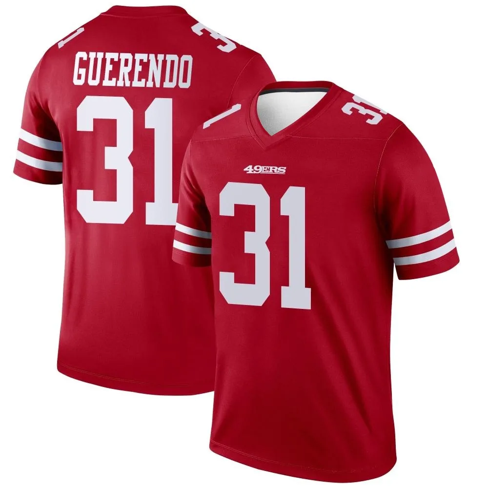 Youth San Francisco 49ers Isaac Guerendo Nike Legend Scarlet Jersey Youth San Francisco 49ers Isaac Guerendo Nike Legend Scarlet Jersey