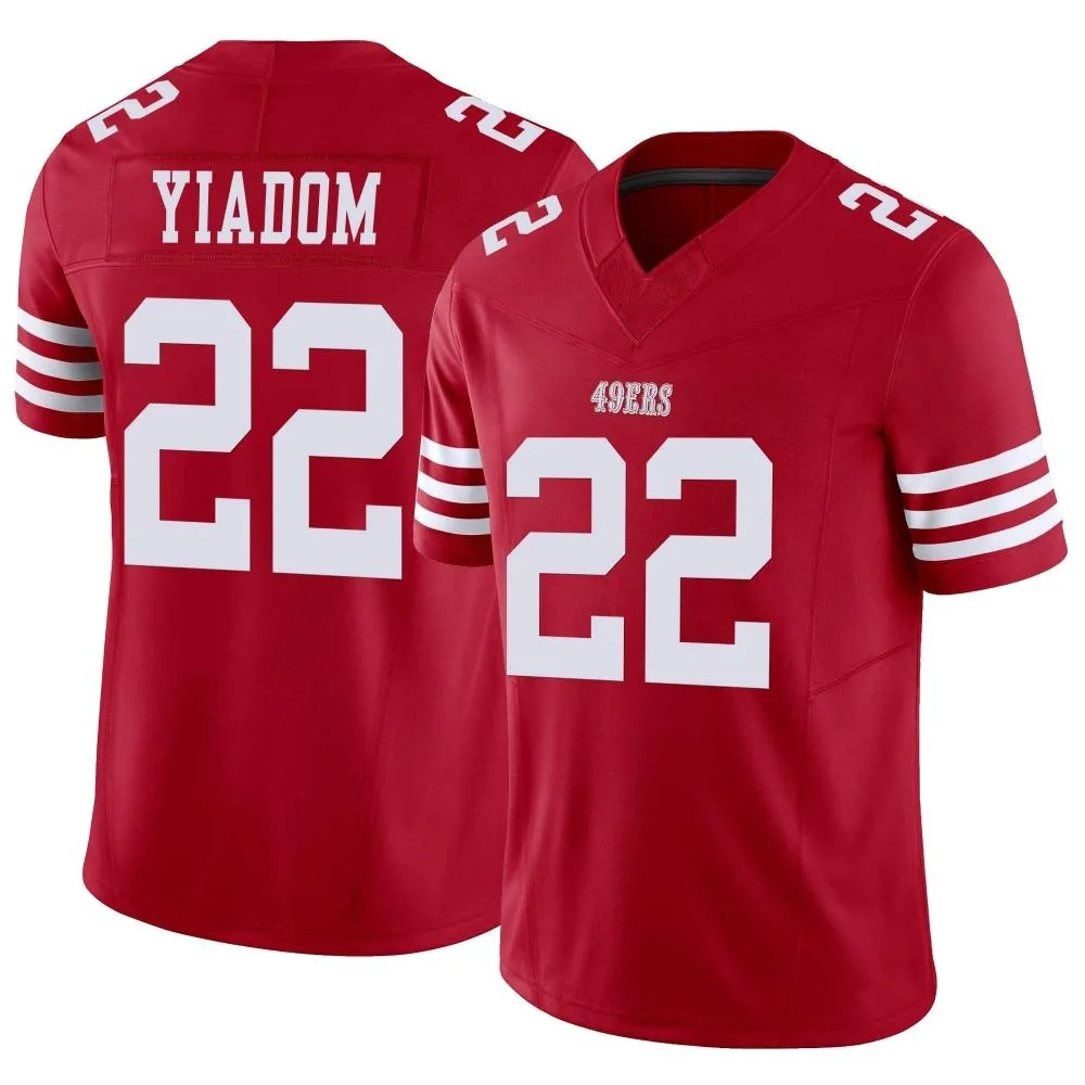 Men's San Francisco 49ers Isaac Yiadom Nike Vapor F.U.S.E. Limited Scarlet Jersey Men's San Francisco 49ers Isaac Yiadom Nike Vapor F.U.S.E. Limited Scarlet Jersey