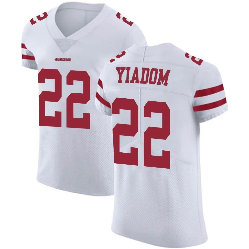 Men's San Francisco 49ers Isaac Yiadom Nike Vapor Untouchable Elite White Jersey Men's San Francisco 49ers Isaac Yiadom Nike Vapor Untouchable Elite White Jersey