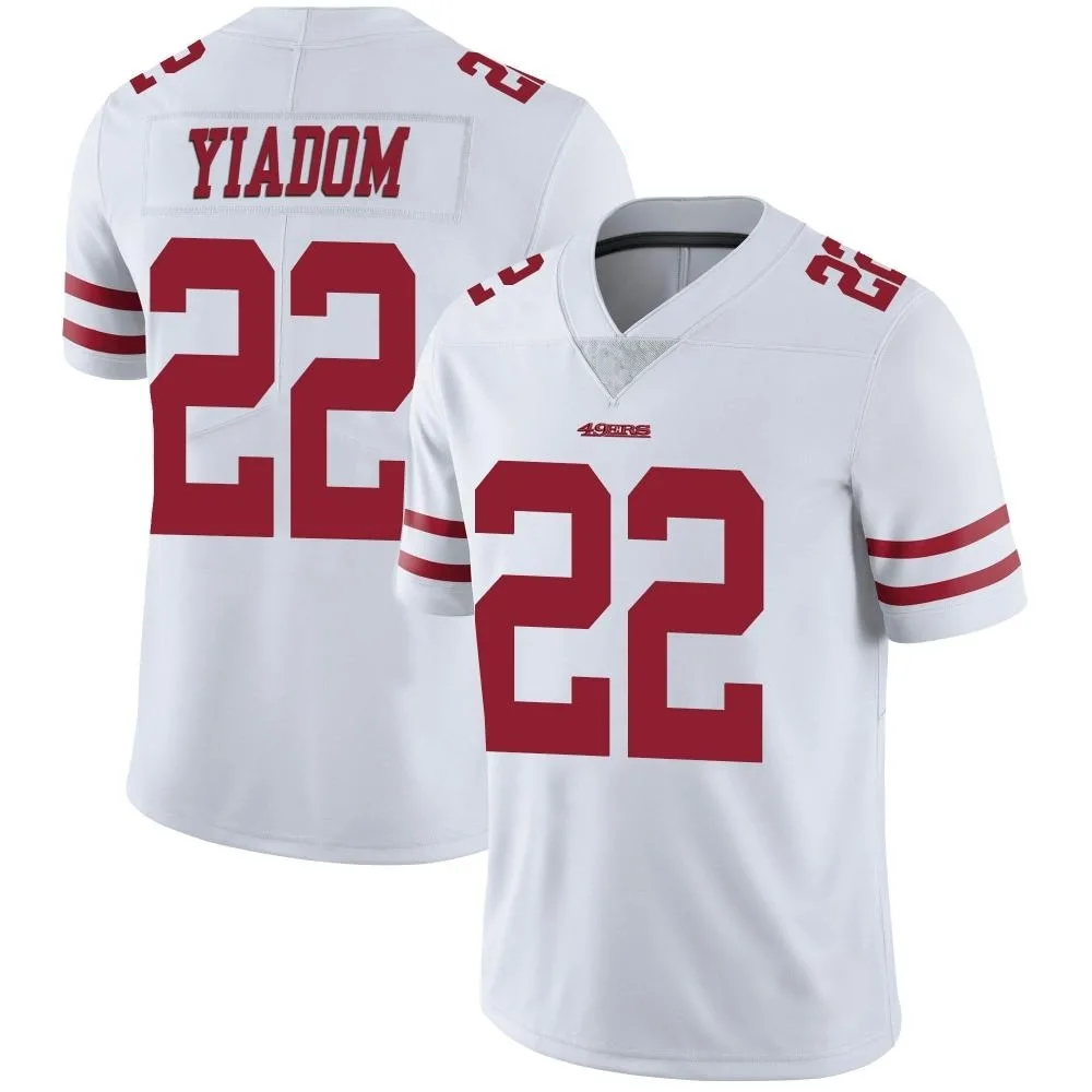 Men's San Francisco 49ers Isaac Yiadom Nike Vapor Untouchable Limited White Jersey Men's San Francisco 49ers Isaac Yiadom Nike Vapor Untouchable Limited White Jersey