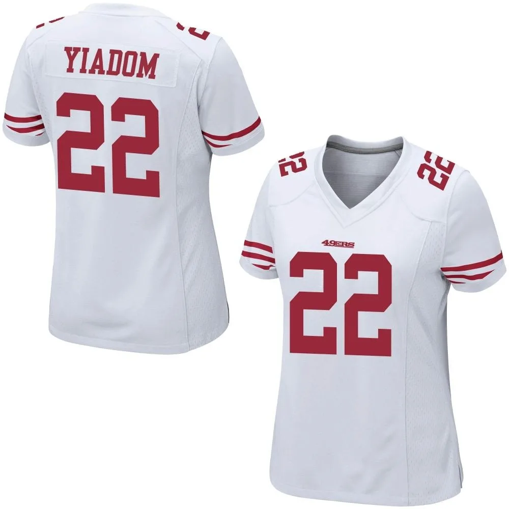 Women's San Francisco 49ers Isaac Yiadom Nike Game White Jersey Women's San Francisco 49ers Isaac Yiadom Nike Game White Jersey