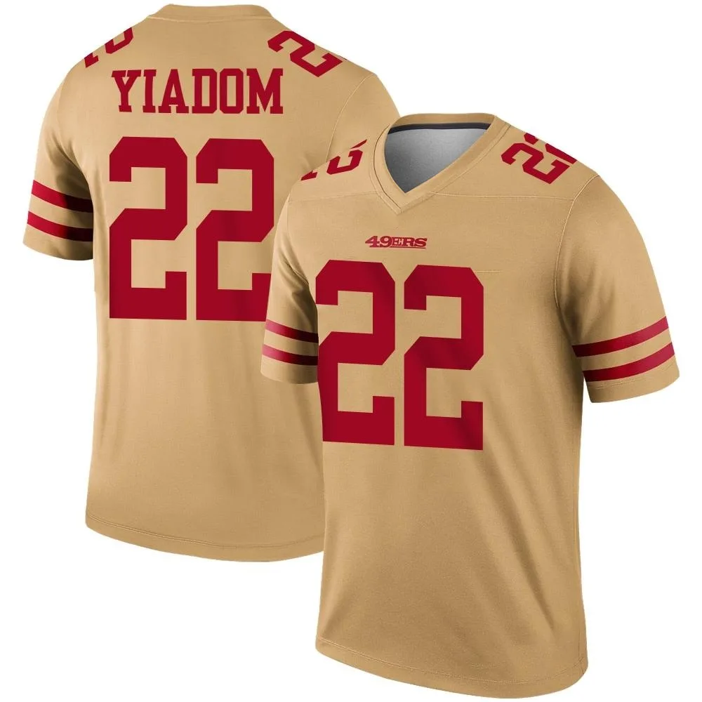 Youth San Francisco 49ers Isaac Yiadom Nike Inverted Legend Gold Jersey Youth San Francisco 49ers Isaac Yiadom Nike Inverted Legend Gold Jersey