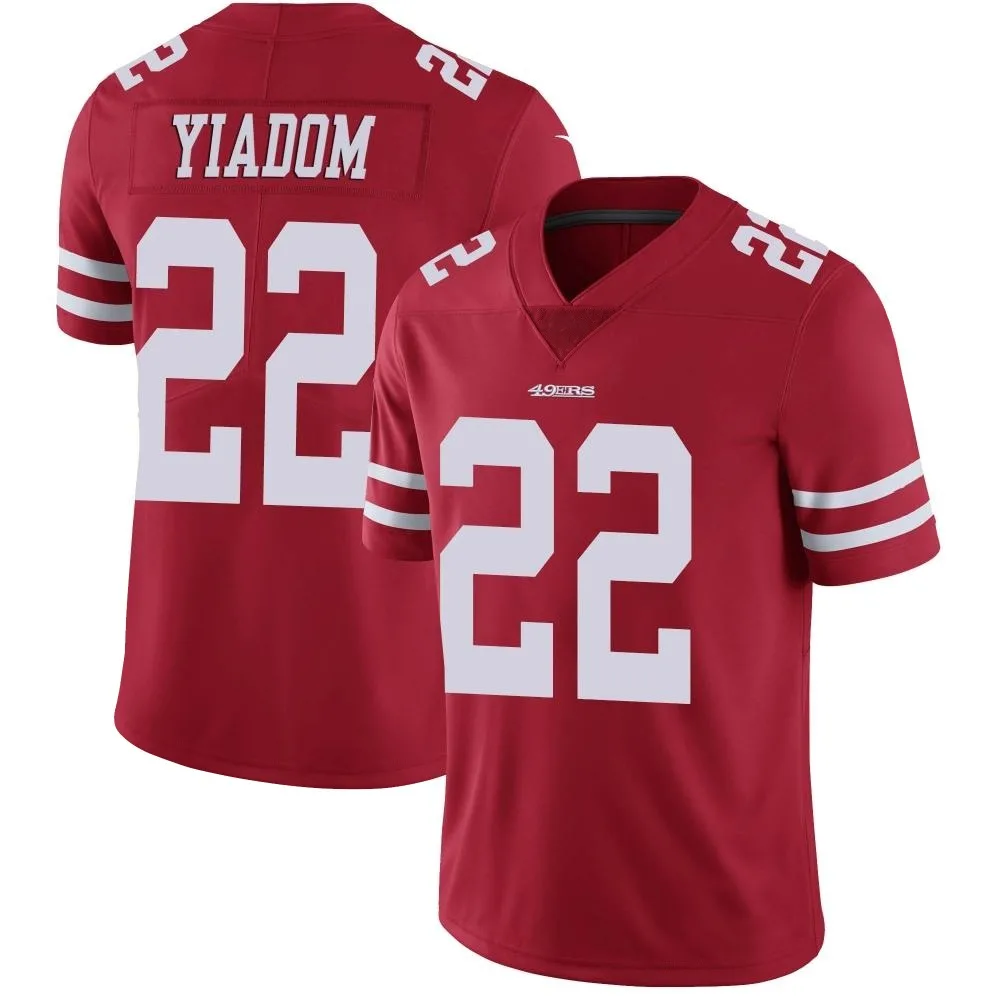 Youth San Francisco 49ers Isaac Yiadom Nike Team Color Vapor Untouchable Limited Red Jersey Youth San Francisco 49ers Isaac Yiadom Nike Team Color Vapor Untouchable Limited Red Jersey