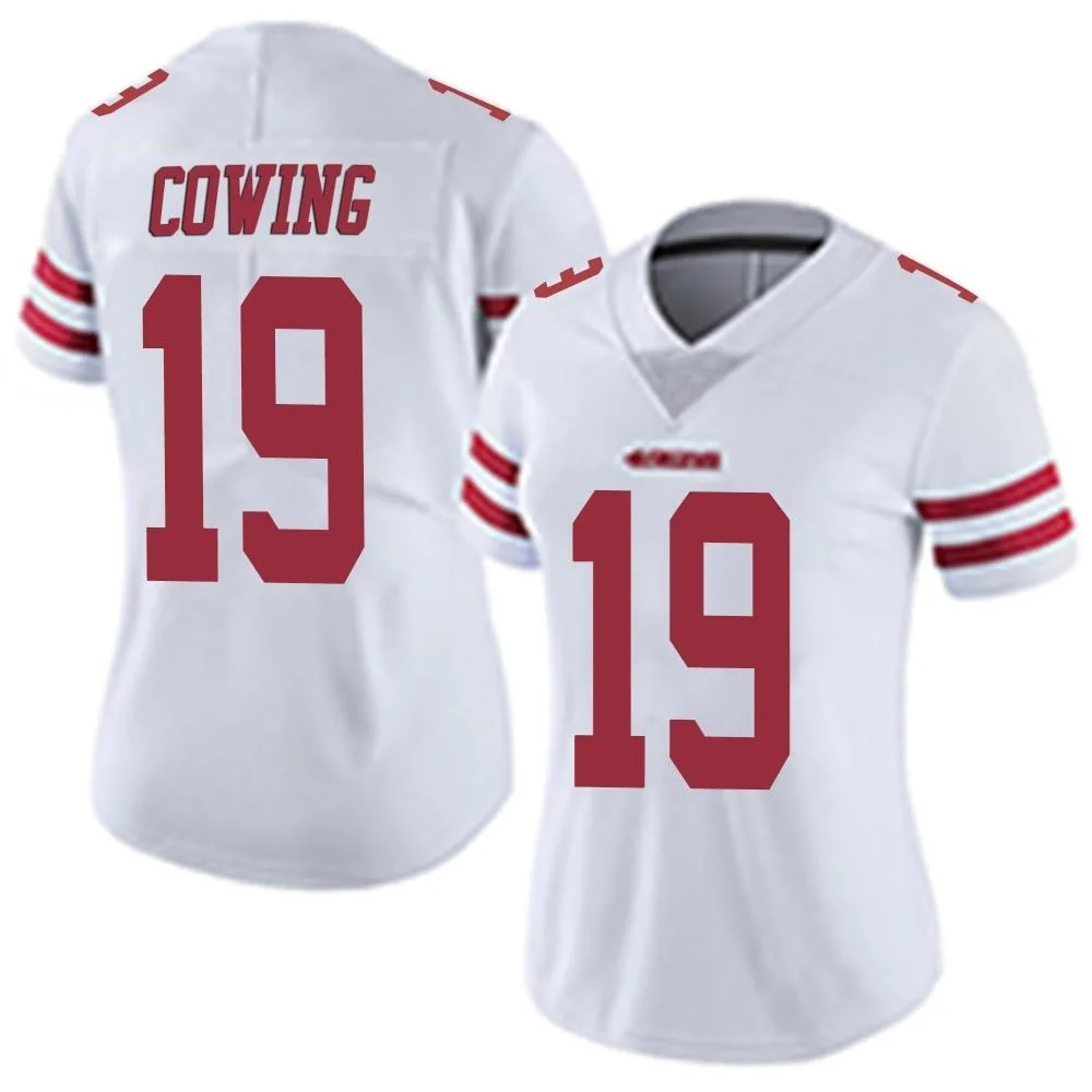 Women's San Francisco 49ers Jacob Cowing Nike Vapor Untouchable Limited White Jersey Women's San Francisco 49ers Jacob Cowing Nike Vapor Untouchable Limited White Jersey